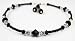 March Aquamarine Sterling Silver Adjustable Handmade Beaded Anklets
