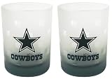 Dallas Cowboys Frosted Rocks Glass (13.5-Ounce, Set of 2)