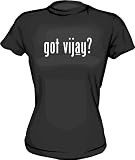got vijay? Women's tee Shirt in 6 Colors Small thru XXL