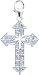 14k Gold Diamond Cross Charm (1/10 cttw)