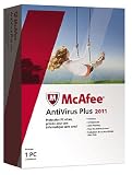 McAfee antivirus plus 2011 (1 poste, 1 an)