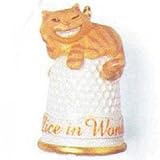 Cheshire Cat Alice in Wonderland 4th in Series 1998 Miniature Hallmark Ornament QXM4186 Cheshire Cat Alice in Wonderland 4th in Series 1998 Miniature Hallmark Ornament QXM4186