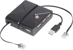 Targus Travel USB 2.0 4-port Hub with Ethernet Cable (ACH77US)
