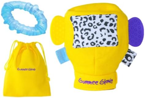 Gummee Glove Teething Mitten Teether Teething Ring BLUE