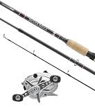 Abu Garcia Silver Max BM662 MH LH - Canne à pêche et moulinet - Argent - 35 g - 201 cm