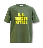 US Border Patrol Olive Military T-Shirt