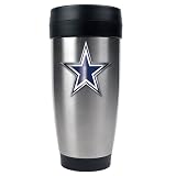 Dallas Cowboys 16oz Stainless Steel Travel Tumbler - Primary Logo NFL Football