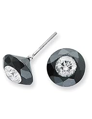 8.50ct. White Night Diamond Stud Earrings AA Quality Diamond quality AA (I1 clarity, G-I color)