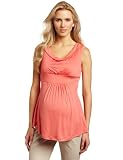 Three Seasons Maternity Womens Maternity Solid Cowl Neck Top