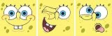 from SpongeBob Squarepants SpongeBob SquarePants Art Squares - 3 x Self-Adhesive Wall Stickers