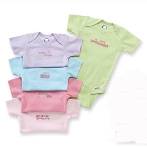 Gerber Fashion Onesies, 5 Pack, Girl, 12 Months