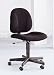 BLACK GAS LIFT ADJUSTABLE OFFICE CHAIR