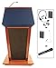 AmpliVox - SW3040-CH/S1605 - Lectern w/Sound, Cherry, 51x30x25-1/2 In