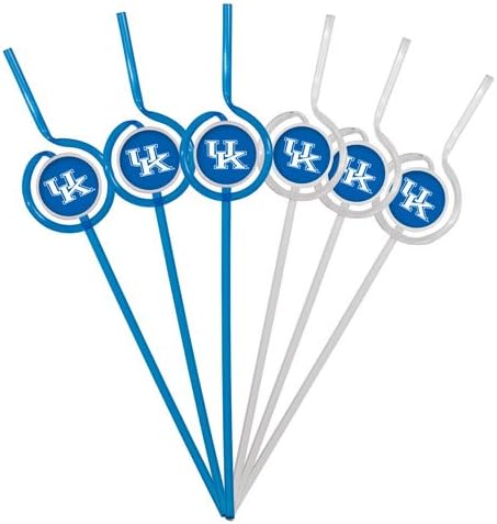NCAA Kentucky Wildcats Six Pack Team Sip Sport Straws