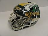 2012 Dallas Stars Team Signed Mask Benn Morrow Eriksson - Autographed NHL Helmets and Masks