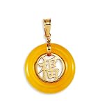 14k Gold Chinese Good Luck Round Yellow Jade Pendant 41uUOKQsbXL. SL160 14k Gold Chinese Good Luck Round Yellow Jade Pendant