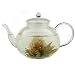 Gourmet Food : Flowering Tea Gift Set with Traditional Glass Teapot