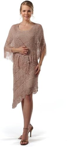 Alice - Hand Crochet Asymetrical Street Dress W/Scarf Alice - Hand Crochet Asymetrical Street Dress W/Scarf