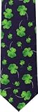 Clover all Over St Patricks Day New Novelty tie