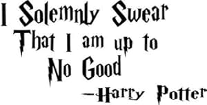 Download Amazon.com: I Solemnly Swear That I Am up to No Good Harry ...