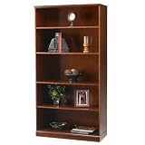 Mayline SB5 - E Sorrento 5-Shelf Bookcase Finish: Espresso Walnut