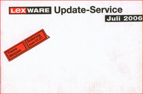 Lexware financial office plus Juli 2006 Zusatz-Update (V 10.50)