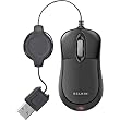 Belkin USB Mobile Retractable Mouse (Black)