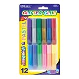 New-BAZIC 6ml Assorted Color Mini Glitter Glue Case Pack 144 - 437079