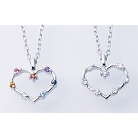 (オールジュエリープレミアム) Alljewelry Premium アミュレット ライトハート リバーシブルネックレス T2342