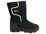 from Mill Outlet Mens Winter Snow Boots Size UK 7-8 (Black)