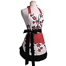 Flirty Aprons Women's Original Apron, Cherry Blossom