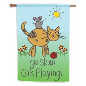 Toland, Cats Playing Garden Flag, 12.5