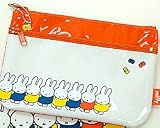 miffy わいわいミッフィー Wファスナーケース(ポーチ)　オレンジ DB288RD