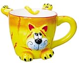 ZooBuds Cat Hand Painted 8 Ounce Mug
