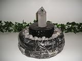 Black Onyx Crystal Point Fountain With Light