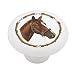 Show Horse Decorative High Gloss Ceramic Drawer Knob