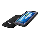 DURAGADGET Housse Coque en Silicone Noir R�sistant � l'eau pour Samsung GALAXY Tab (P1000) Tablette 3G+ Wifi Bluetooth Ecran 7" + PROTECTEUR D'ECRAN BONUS