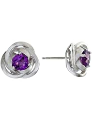 Balissima By Effy Collection Sterling Silver Amethyst Earrings