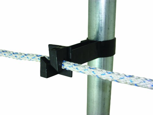 Field Guardian Pipe Clamp Insulator, Black