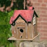 Eigenschaften tropical-world  / Landhaus Vogelhaus 'Welcome' Nistkasten Holz braun-rot