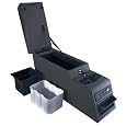 RUGGED RIDGE LOCKING CONSOLE, BLACK, 76-95 JEEP CJ & WRANGLER
