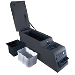 RUGGED RIDGE LOCKING CONSOLE, BLACK, 76-95 JEEP CJ & WRANGLER