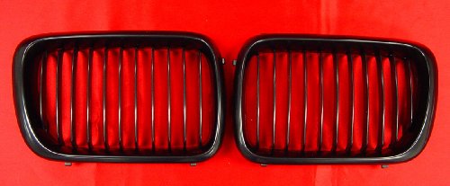 BMW E36 WIDER M3 TYPE BLACK GRILL + M EMBLEM (97-99)
