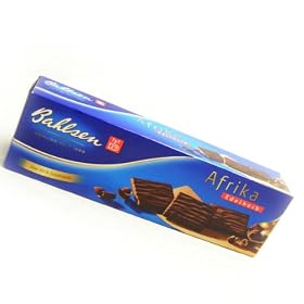 German Bahlsen Afrika Crunchy Wafers with Dark Chocolate - 1 x 130 g