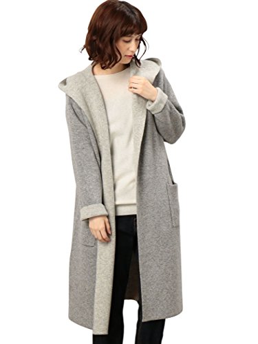 (ユナイテッドアローズ グリーンレーベル リラクシング) UNITED ARROWS green label relaxing KF W/NY Wフェイス HOOD LONG カーディガン 36281050511