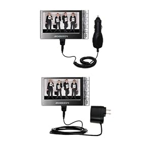 Essential Kit for the Archos 604 - includes Car and Wall Charger with Rapid Charge... by Airplane Batteries & Chargers