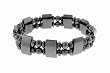 Hematite Bracelet - Round Beads with Spacers Tanker