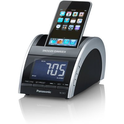 iPod/iPhone Docking Clock Radio,Dual Alarm,5-FM/5-AM Presets,Nap Feature;Customize 2 alarms