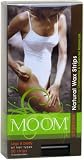Moom Natural Wax Strips with Chamomile & Lavender Botanicals-for Legs and Body