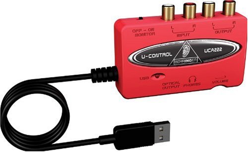 Where to buy Behringer UCA222 U-Control Ultra-Low Latency 2 In/2 Out Usb Audio Interface with Digital Output And Massive Software Bundle